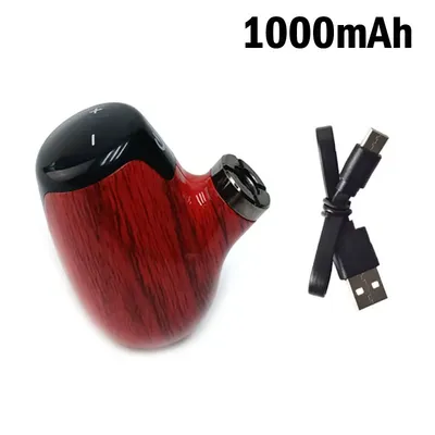510 Pipe Battery With Display 1000mAh Wood Device