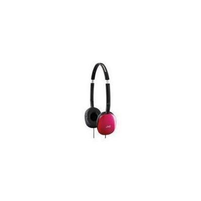 JVC HA-S160 FLATS Headphone - Stereo - Pink - Wired - Over-the-head - Binaural - Ear-cup