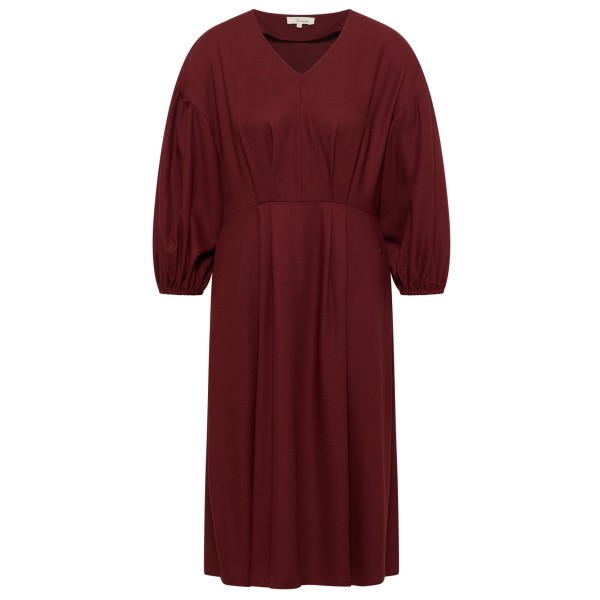 Tranquillo - Women's Tailliertes Kleid aus EcoVero Viskose - Kleid Gr 44 rot