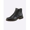 Stiefelette HEINE, Damen, Gr. 38, schwarz, Leder, Rindsleder, Glattleder, modisch, Schuhe