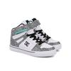 Sneaker DC SHOES "Pure High-Top Ev Sn", Kinder, Gr. 12,5(30), weiß, grau, schwarz, 97.3% Synthetikmaterial, 2.7% Polyester, Schuhe