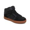 Sneaker DC SHOES "Pure High-Top EV", Kinder, Gr. 10,5(27,5), schwarz (schwarz, gum), Obermaterial: Leder / Futter: Textil / Außensohle: Gummi, Schuhe