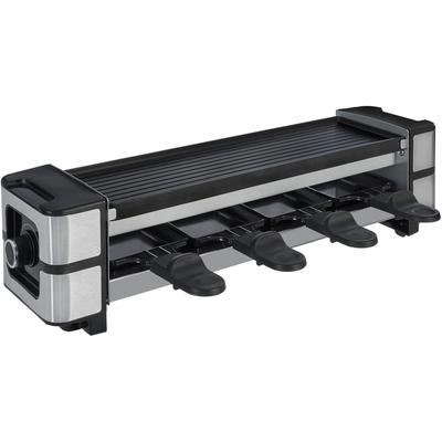 GUTFELS Raclette "RACLETTE 4005", schwarz (schwarz, inox), B:51,9cm H:12,6cm T:12cm, Raclettes, 600 Watt, 4 Personen Image