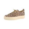 Sneaker PAUL GREEN "Paul Green Sneaker Leder", Damen, Gr. 38, braun (leopard), Leder, casual, Schuhe