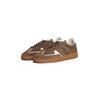 Plateausneaker TOMMY JEANS "THE GREENWICH EDGE", Damen, Gr. 42, grün (khaki, weiß), Veloursleder, sportlich, Schuhe, Freizeitschuh, Halbschuh, Schnürer mit Kontrast-Details