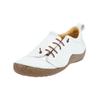 Schnürschuh COSMOS COMFORT "COSMOS Comfort Halbschuhe Leder", Damen, Gr. 40, braun (weiß, braun), Leder, casual, Schuhe