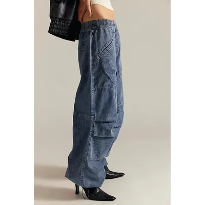 Atlas Parachute Jean by We The Free at Free People in Explorer, Size: Medium