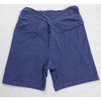 Victoria's Secret Shorts | Victoria's Secret Pink Shorts Women's Size L Blue Stretch High Twist Waist Biker | Color: Blue | Size: L