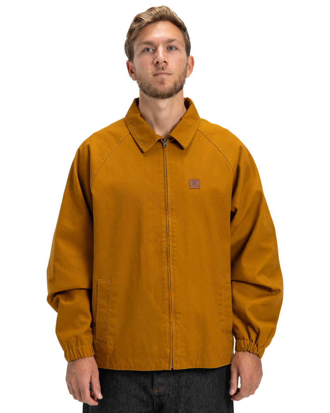 Blusenjacke DC SHOES "Framed", Herren, Gr. S, golden braun, Obermaterial: 70% Baumwolle, 30% Baumwolle;, Jacken Blusenjacke