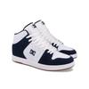 Sneaker DC SHOES "Manteca 4 Hi", Gr. 7,5(40), blau (navy, weiß), 51.34% Leder, 48.66% Synthetikmaterial, Schuhe