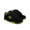 Sneaker DC SHOES "DC Coiler", Gr. 7,5(40), gelb (schwarz, lime), 42.52% Leder, 34.74% Synthetikmaterial, 22.74% Polyester, Schuhe