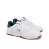 Sneaker DC SHOES "Central", Gr. 7,5(40), grün (weiß, grün), Obermaterial: Leder / Futter: Textil / Außensohle: Gummi, Schuhe