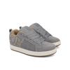 Sneaker DC SHOES "Court Graffik", Gr. 12,5(46,5), grau, tan, sanftes weiß, 57.05% Leder, 28.2% Synthetikmaterial, 13.87% Polyester, 0.88% Textil, Schuhe