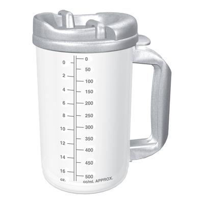 Whirley-DrinkWorks! Insulated Drinking Mug 20 oz. Clear Cup / Granite Lid Plastic Reusable (570986_EA) 1/EA Whirley-DrinkWorks!™ Plastic Cups