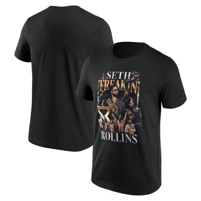 WWE Seth "Freakin" Rollins Montage T-Shirt - Schwarz - Herren Image