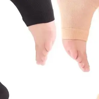 1 Paar Kompressionssocken Oberschenkel Hochdruck Offene Spitze Krampfadernstrümpfe Männer Frauen Image