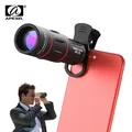 Obiettivo ottico universale per telefono cellulare con zoom monoculare 18x25 HD Osservazione dell'osservazione Teleobiettivo 18X con treppiede per smartphone