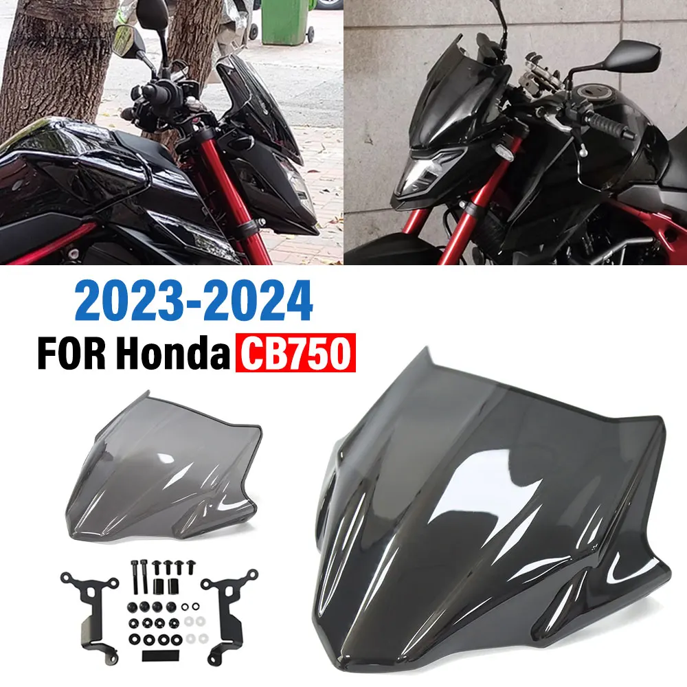 FÜR HONDA CB750 HORNET 2023-2024 Motorrad Frontscheibe Verkleidung Racing SportsWindschutzscheibe Windabweiser Schild Zubehör Image