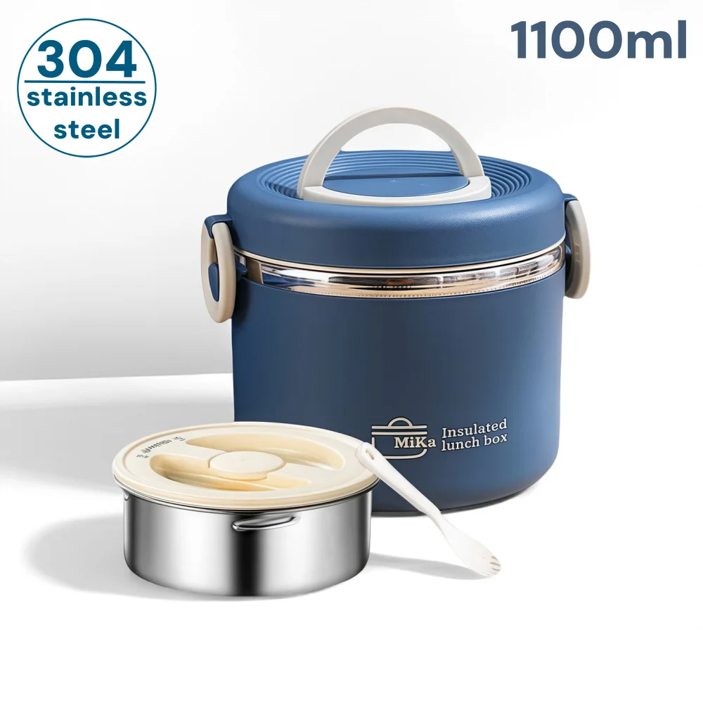 Thermos in acciaio inox con isolamento termico Bento Lunch Box Pot Thermos per contenitori per alimenti caldi Lunchbox Frigoriferi per pranzo confezionati