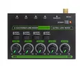 Mix400 Pro Mixer audio professionale a 4 canali con luce RGB Mini mixer audio Mixer di linea Piccolo mixer audio per Club Bar-BCBW