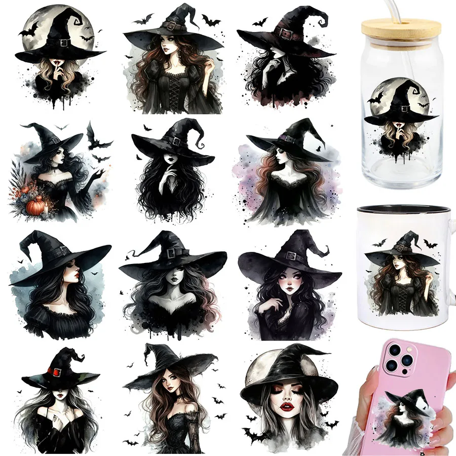2 Stück Niedliche Feen auf Cupcake DIY UV DTF Abziehbilder für Becher, Gläser, Tassen, Kaffeebecher, Karten, Party-Dekoration Image