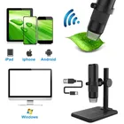 Microscopio digitale portatile wireless con endoscopio a 8 LED, fotocamera con lente d'ingrandimento portatile elettronica WIFI 1000X per PC Android IOS