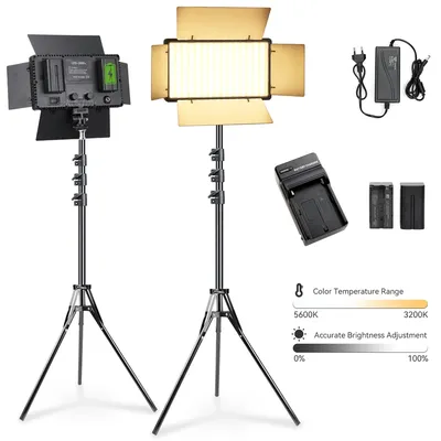 LED Lichter Fotografie Kamera Video Lampe Foto Studio Kits Panel Lampe Stand Licht Selfie Licht Für Streaming Tiktok Wimpern