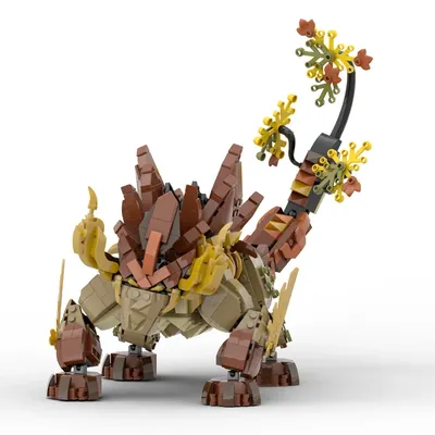 MOC Heißes Spiel AzhdahaS Drachen Charakter Modell Bausteine Klassisches Spiel Lange Lebte Alte Drachen partikel Ziegel Spielzeug KidGift Image