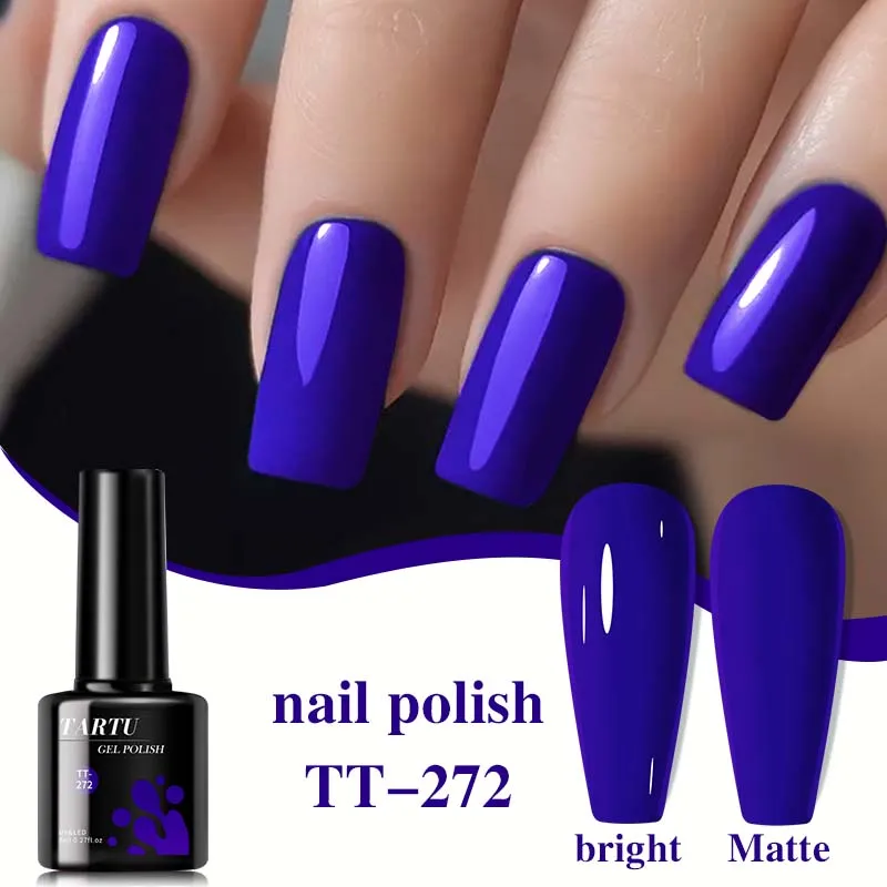 TARTU 8 ml Gel-Nagellack, Rose, Rosa, Rot, Grau, Burgunderrot, Nails Art Soak Off UV/LED-Maniküre, semi-permanenter Gel-Nagellack Image