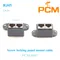 Panel Mount Dual Port RJ45 Female coupler with Screw Lock CAT6 1Gbps Ethernet connector for Network Rack Patch Panel，1pc