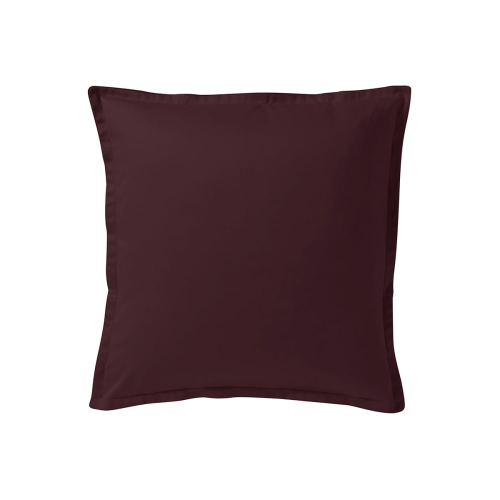 Taie d'oreiller en satin de coton violet 65x65