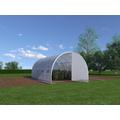 Serra a tunnel con struttura in Acciaio e porta 12 m² L300 x l400 x H200 cm - ALOCASIA