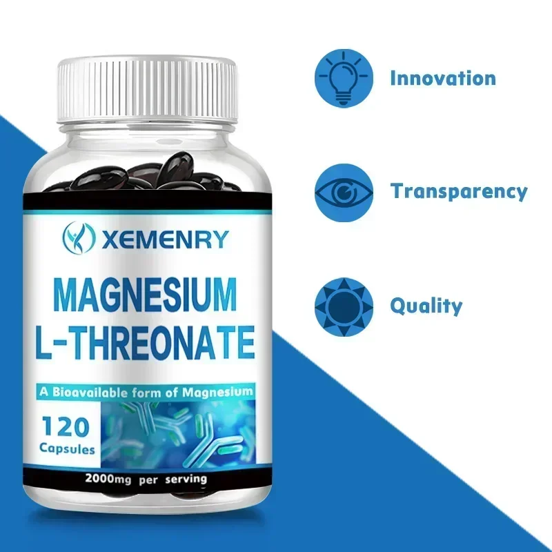 Magnesium L-Threonate Capsules – Helps Support Cognitive Health and Promotes Deep SleepSupplements