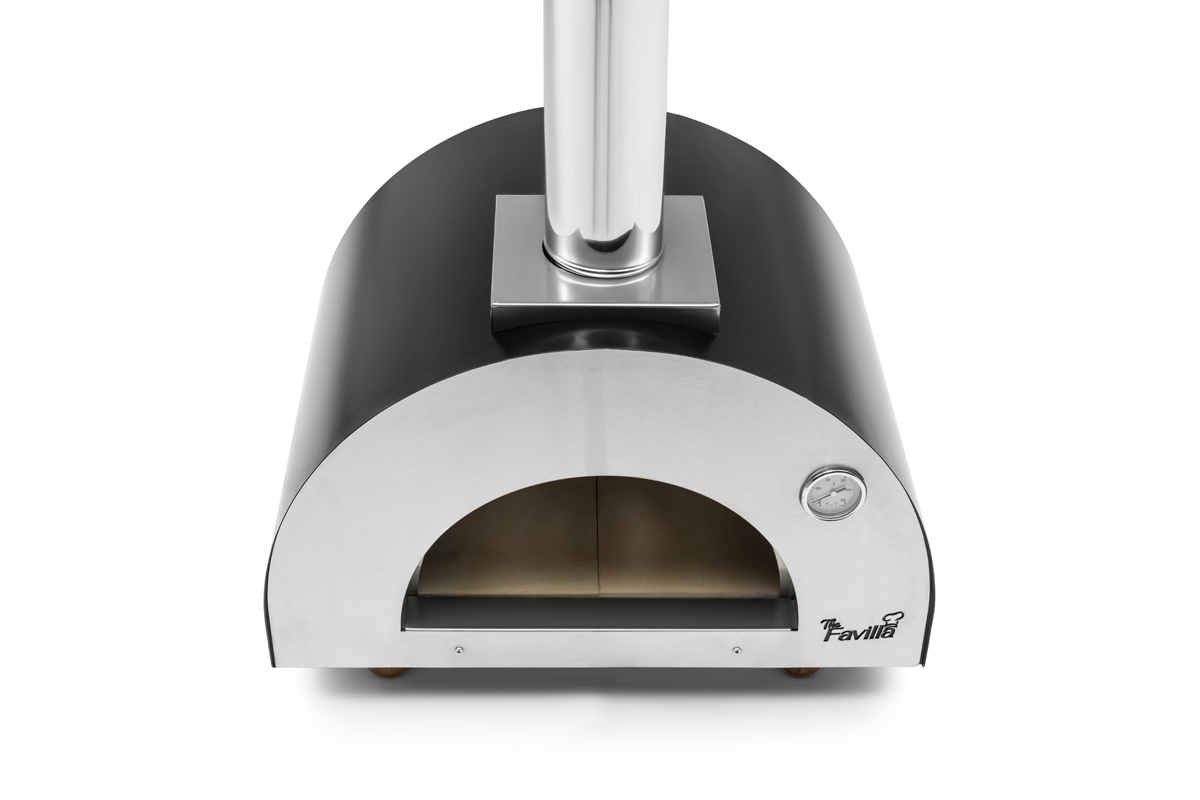 The Favilla OVENELLA Holz-Pizzaofen aus Edelstahl – Profi-Ofen für Garten & Terrasse 75x56x93 Image