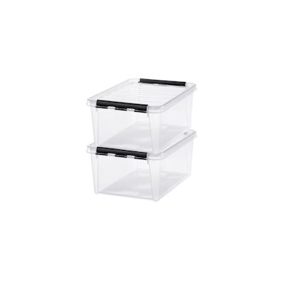 Satz von 2 - Aufbewahrungsbox 31L mit Deckel SmartStore - Lebensmittelsicher Image