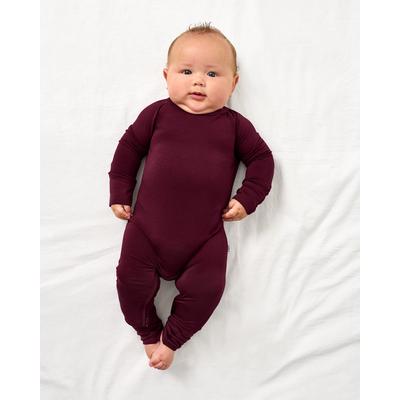 Classic Burgundy Crescent Zippy - 6-12 months