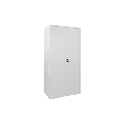 PROREGAL Flügeltürschrank Owl mit 4 Fachboden | HxBxT 195x95x50cm | Lichtgrau | Spind, Aufbewahrungsspind, Arbeitsschrank Image