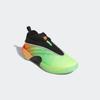 Basketballschuh ADIDAS PERFORMANCE "D.O.N. ISSUE 7", Gr. 45, lime burst, core schwarz, screaming orange, Textil, sportlich, Schuhe, Signature-Schuh von Donovan Mitchell