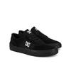Skateschuh DC SHOES "Teknic S", Gr. 10(43), schwarz-weiß (schwarz, schwarz, weiß), Obermaterial: Leder (Kuh) / Futter: Textil / Außensohle: Gummi, Schuhe