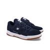 Sneaker DC SHOES "Construct", Gr. 7(39), blau (navy, blau), 54.6% Leder, 20.9% Synthetikmaterial, 25.5% Polyester, Schuhe