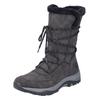 Stiefel RIEKER "Rieker Stiefel Lederimitat", Damen, Gr. 40, grau (anthrazit), Lederimitat, casual, Schuhe