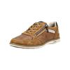 Sneaker MUSTANG SHOES "Mustang Shoes Sneaker Lederimitat", Herren, Gr. 45, braun (hellbraun), Lederimitat, casual, Schuhe