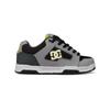 Sneaker DC SHOES "DC Coiler", Gr. 10(43), grau (grau, grau, schwarz), 42.52% Leder, 34.74% Synthetikmaterial, 22.74% Polyester, Schuhe