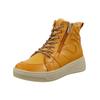 Schnürstiefelette HUSH PUPPIES "Hush Puppies Stiefelette Leder", Damen, Gr. 39, gelb, Leder, casual, Schuhe