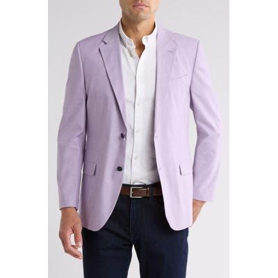 Solid Stretch Cotton Sport Coat - Purple - Nautica Jackets