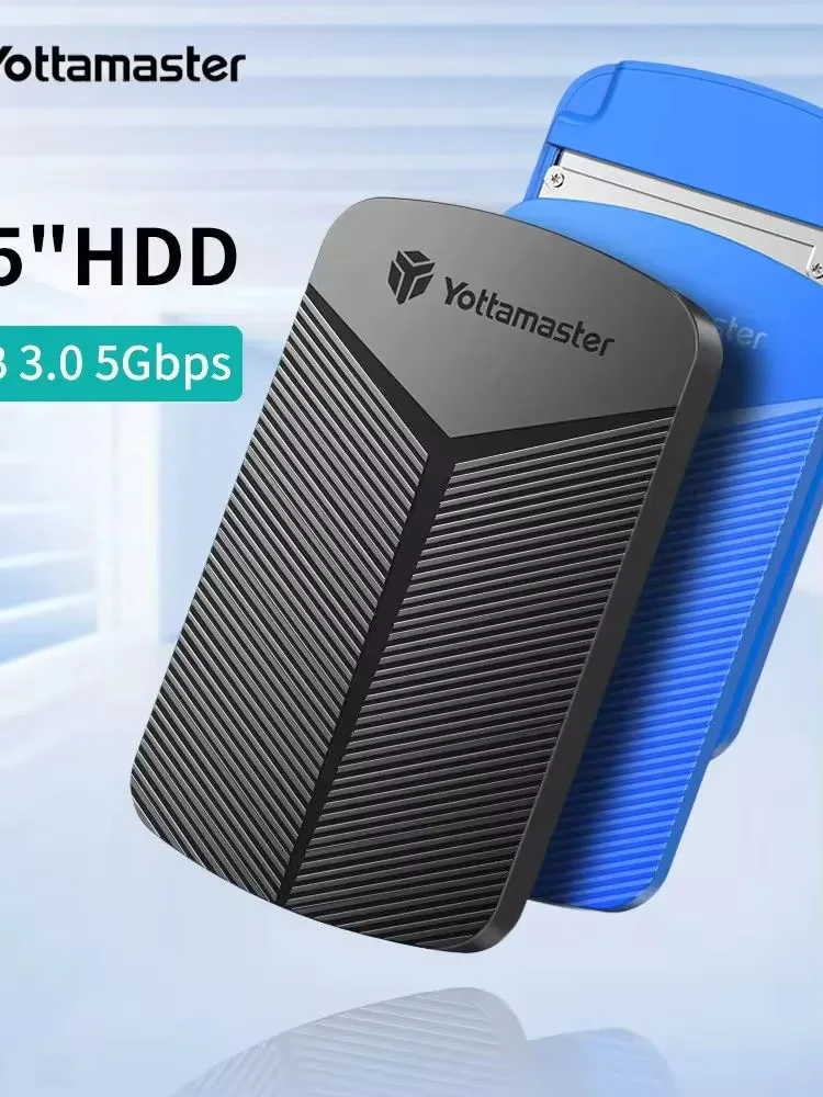 Yottamaster USB 3.0 adaptateur boîtier de disque dur 6Gbps UASP boîtier de disque dur pour Windows Mac Linux 2.5 pouces boîtier de disque dur SATA à