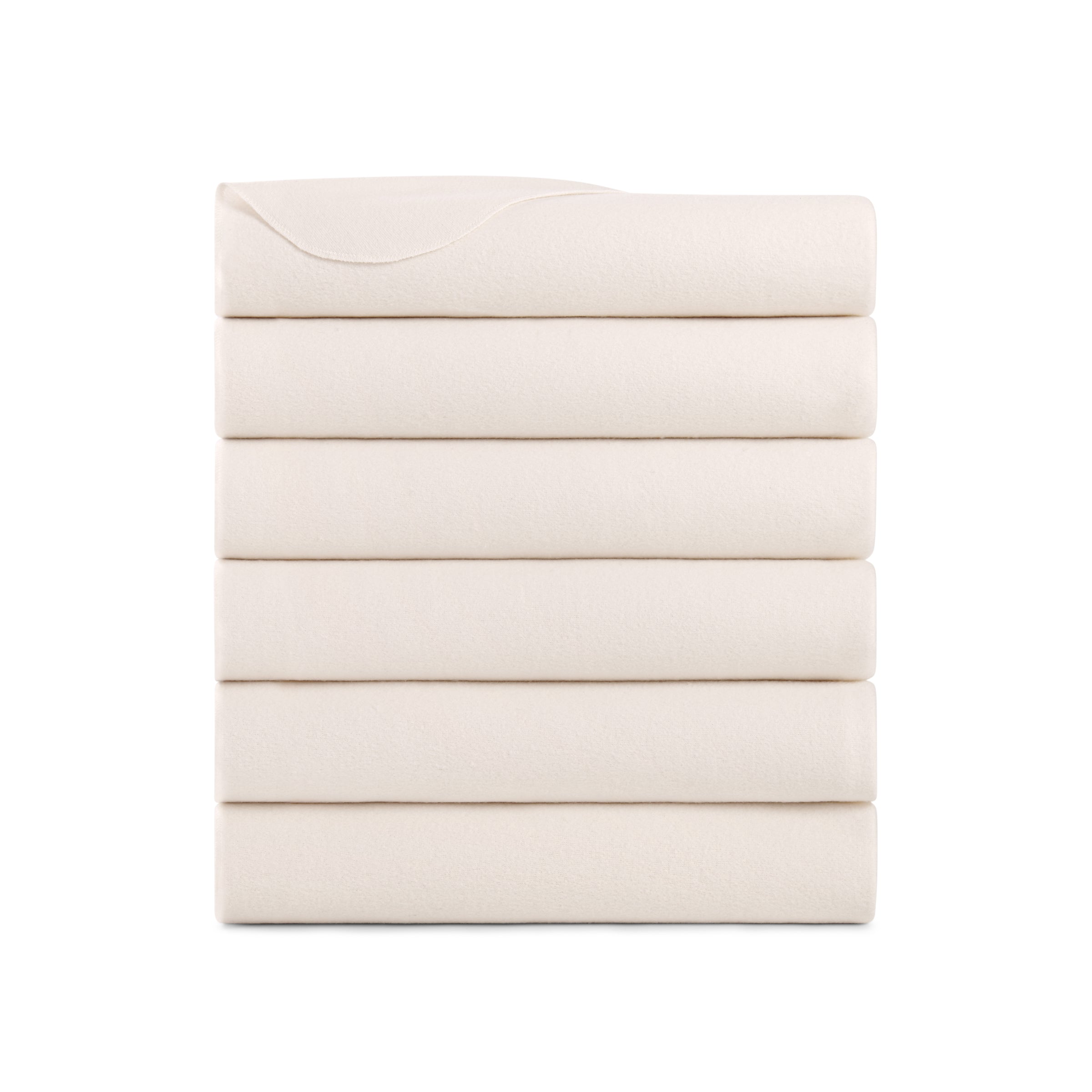 Arkwright Home Cozy Soft Polar Fleece Throw 50x60 Ivory (6PK) (P-FCPL-6PK-IV)