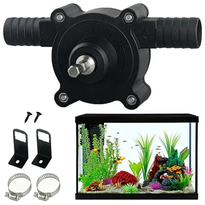 Electric Drill Pump Diesel Oil Fluid Water Pump Self-priming Drill-Powered Pump DC Pumping Machine Home Garden Outdoor Tool
