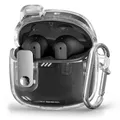 Custodia protettiva trasparente per JBL TUNE FLEX Custodia per auricolare Bluetooth con interruttore meccanico placcato fagiolo di cristallo