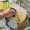 10PCS Kitchen Dishwashing Sponge Soft Absorbent Clean Rub Pot Rust Scouring Pad Removing Kits Household Cleaning Brush Sponge
